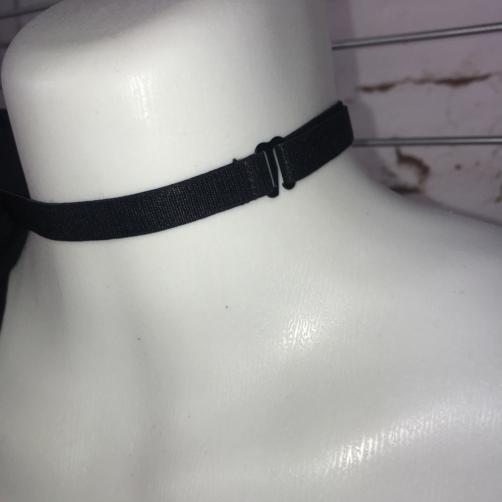 Sale!  Nasty Gal Black Sheer Scarf - Picture 2 of 4